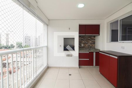 Varanda Gourmet de apartamento à venda com 3 quartos, 107m² em Tatuapé, São Paulo