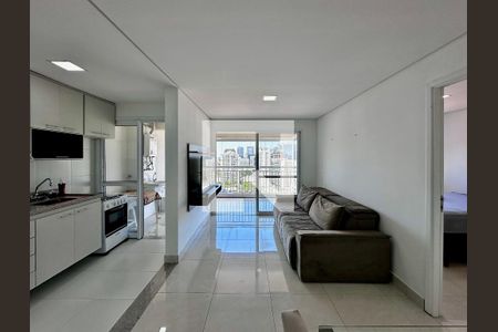 Sala de apartamento para alugar com 1 quarto, 49m² em Vila Cordeiro, São Paulo