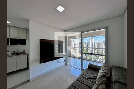 Sala de apartamento para alugar com 1 quarto, 49m² em Vila Cordeiro, São Paulo