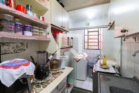 Cozinha e área de serviço de apartamento à venda com 2 quartos, 45m² em Conceicao, Osasco