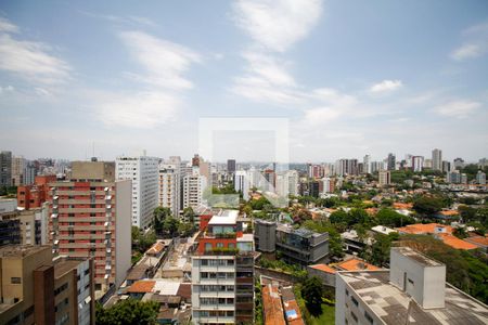 Vista da Varanda de apartamento para alugar com 1 quarto, 27m² em Cerqueira César, São Paulo