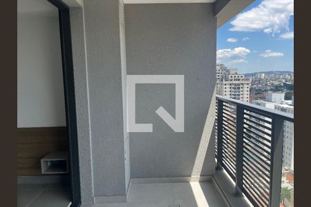 Varanda de kitnet/studio para alugar com 1 quarto, 29m² em Pompeia, São Paulo