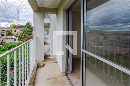 Varanda de apartamento à venda com 2 quartos, 54m² em Engenho Nogueira, Belo Horizonte