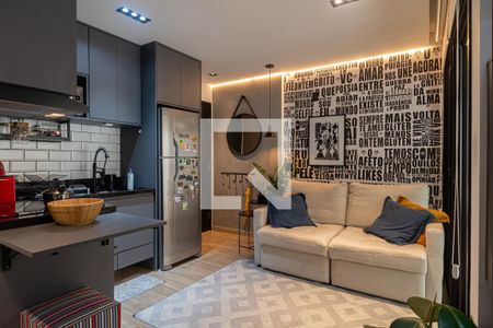 Sala de apartamento à venda com 1 quarto, 49m² em Bela Vista, São Paulo