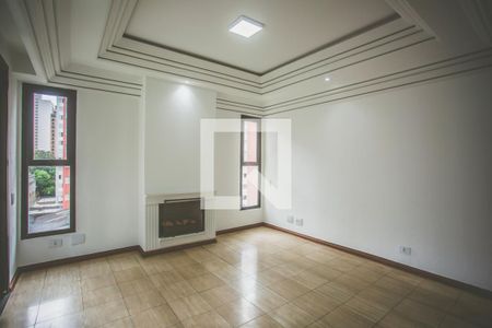 Sala de Estar - Lareira de apartamento à venda com 3 quartos, 136m² em Vila Clementino, São Paulo