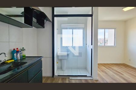 Cozinha de apartamento para alugar com 2 quartos, 32m² em Vila dos Andradas, São Paulo