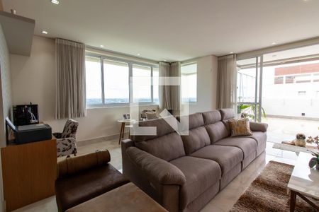 Sala de apartamento à venda com 4 quartos, 220m² em Loteamento Alphaville Campinas, Campinas