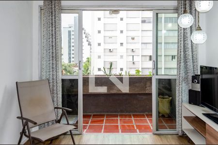 Sala de apartamento para alugar com 2 quartos, 60m² em Centro, Florianópolis