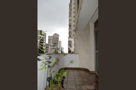 Varanda da Sala de apartamento à venda com 4 quartos, 220m² em Vila Caraguata, São Paulo