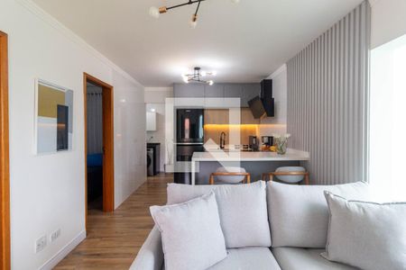 Sala/Cozinha de apartamento à venda com 2 quartos, 48m² em Vila Ré, São Paulo