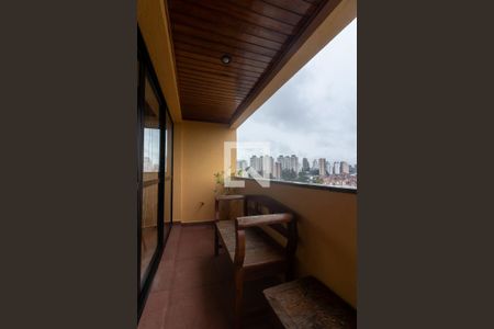 Varanda da Sala de apartamento à venda com 3 quartos, 166m² em Recanto Morumbi, São Paulo