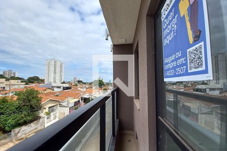 Varanda da Sala de apartamento à venda com 1 quarto, 34m² em Parque Industrial, Campinas