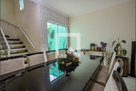 Sala de Jantar de casa à venda com 3 quartos, 270m² em Parque Novo Oratório, Santo André