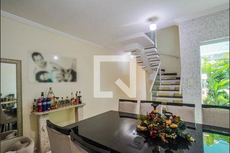 Sala de Jantar de casa à venda com 3 quartos, 270m² em Parque Novo Oratório, Santo André