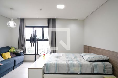 Sala/Quarto de kitnet/studio para alugar com 1 quarto, 37m² em Santa Paula, São Caetano do Sul