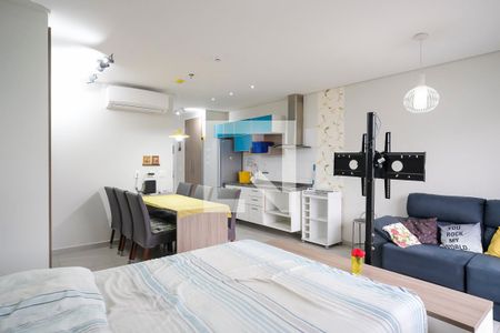 Sala/Quarto de kitnet/studio para alugar com 1 quarto, 37m² em Santa Paula, São Caetano do Sul