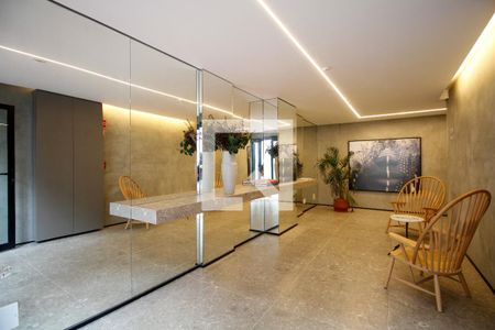 Hall Social de kitnet/studio à venda com 1 quarto, 24m² em Pinheiros, São Paulo