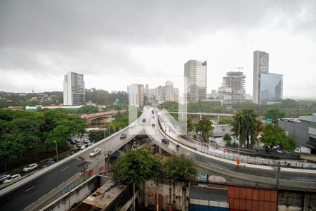 Vista da Varanda de kitnet/studio à venda com 1 quarto, 24m² em Pinheiros, São Paulo