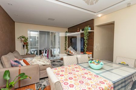 Sala  de apartamento à venda com 3 quartos, 78m² em Centro, Diadema