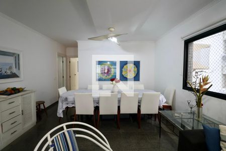 Sala de apartamento para alugar com 4 quartos, 225m² em Morro do Maluf, Guarujá