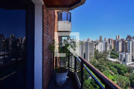 Varanda de apartamento para alugar com 3 quartos, 134m² em Parque Bairro Morumbi, São Paulo