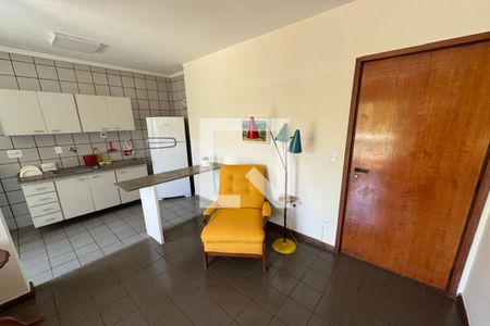 Sala de apartamento para alugar com 1 quarto, 45m² em Jardim Sumare, Ribeirão Preto