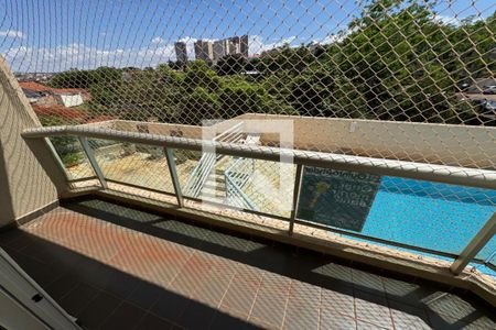 Varanda da Sala de apartamento para alugar com 1 quarto, 45m² em Jardim Sumare, Ribeirão Preto