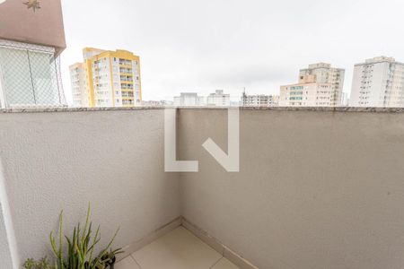 Varanda da sala de apartamento à venda com 2 quartos, 54m² em Centro, Diadema