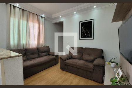 Sala de apartamento à venda com 1 quarto, 110m² em Jardim Itapoan, Santo André