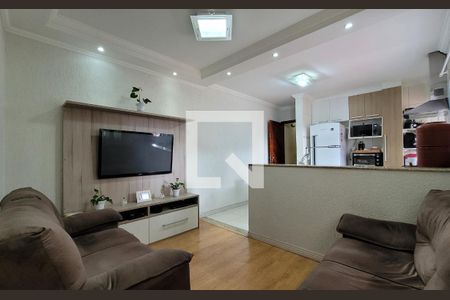 Sala de apartamento à venda com 1 quarto, 110m² em Jardim Itapoan, Santo André