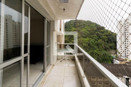 Varanda da Sala de apartamento para alugar com 3 quartos, 121m² em Centro, Guarujá