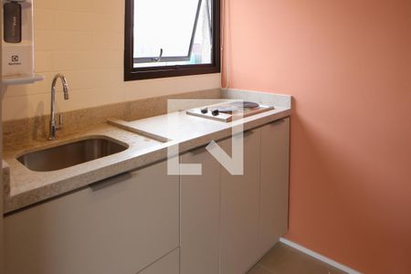 Sala e Cozinha de apartamento para alugar com 1 quarto, 29m² em Pompeia, São Paulo