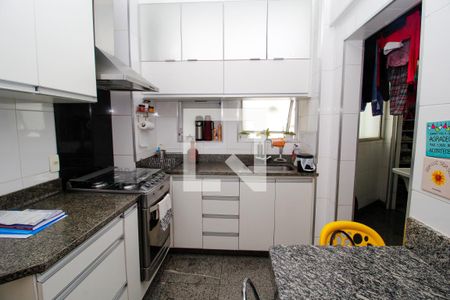 Cozinha de apartamento à venda com 3 quartos, 105m² em Lourdes, Belo Horizonte