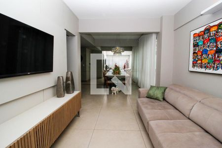 Sala de apartamento à venda com 3 quartos, 105m² em Lourdes, Belo Horizonte