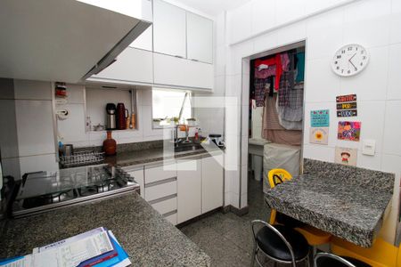 Cozinha de apartamento à venda com 3 quartos, 105m² em Lourdes, Belo Horizonte