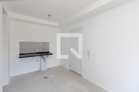 Sala/ Cozinha de apartamento à venda com 1 quarto, 32m² em Jardim das Acacias, São Paulo