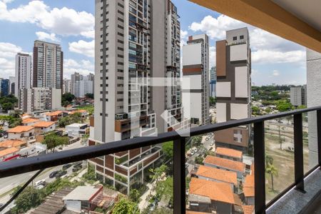 Varanda de apartamento à venda com 1 quarto, 32m² em Jardim das Acacias, São Paulo