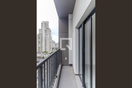 Varanda de kitnet/studio à venda com 1 quarto, 22m² em Vila Buarque, São Paulo