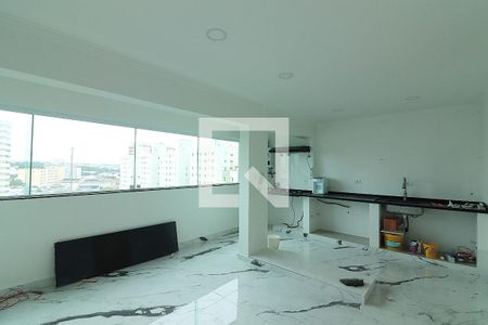 Sala/Cozinha e Área de Serviço de apartamento para alugar com 1 quarto, 20m² em Vila Helena, São Bernardo do Campo