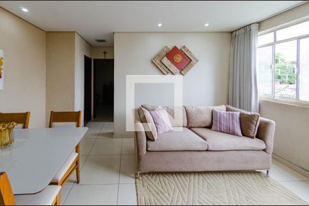 Sala de apartamento à venda com 2 quartos, 68m² em Conjunto California, Belo Horizonte