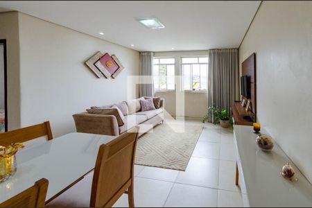 Sala de apartamento à venda com 2 quartos, 68m² em Conjunto California, Belo Horizonte