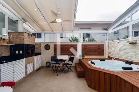 Terraço da Sala de casa de condomínio à venda com 3 quartos, 112m² em Jardim Monte Kemel, São Paulo