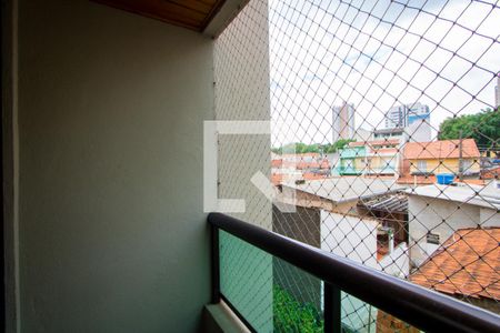 Varanda da sala de apartamento à venda com 3 quartos, 84m² em Vila Assunção, Santo André