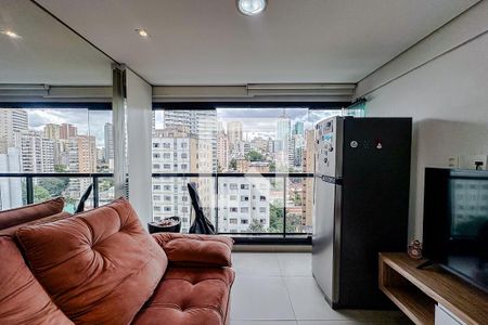 Sala de apartamento à venda com 1 quarto, 33m² em Vila Mariana, São Paulo