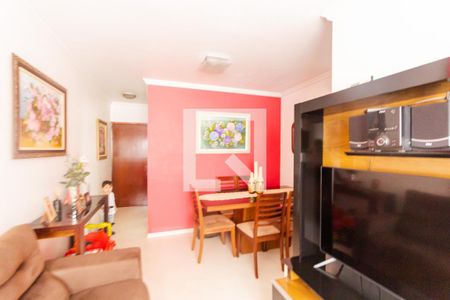 Sala de apartamento à venda com 3 quartos, 64m² em Jardim Utinga, Santo André