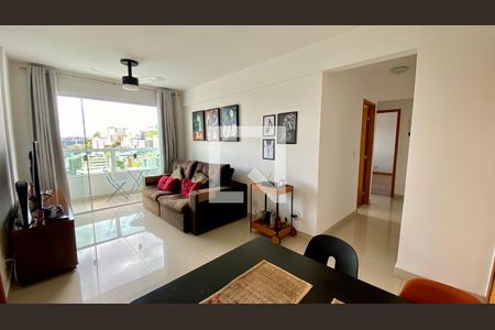 Sala de apartamento à venda com 2 quartos, 70m² em Buritis, Belo Horizonte