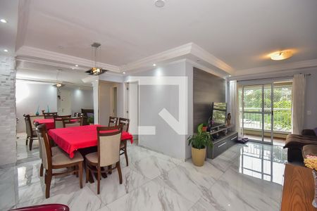 Sala de apartamento à venda com 3 quartos, 92m² em Jardim Henriqueta, Taboão da Serra