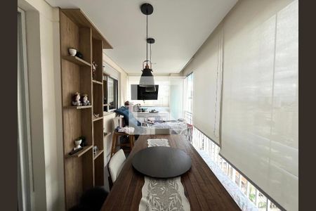 Varanda Sala de apartamento à venda com 2 quartos, 70m² em Vila Monte Alegre, São Paulo