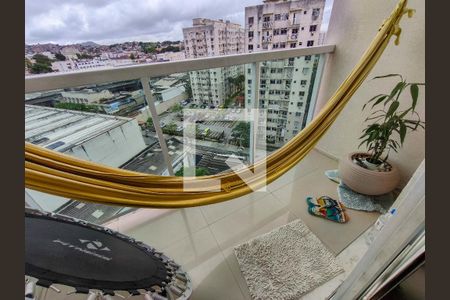 Varanda da Sala de apartamento à venda com 2 quartos, 58m² em São Cristóvão, Rio de Janeiro