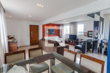 Sala 1 de apartamento à venda com 3 quartos, 187m² em Lourdes, Belo Horizonte